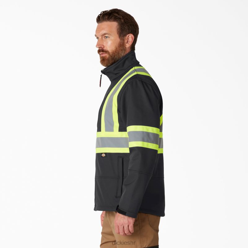 hi vis sigurnosna softshell jakna uniseks Dickies crna (bk) 6BPL61457 radna odjeća