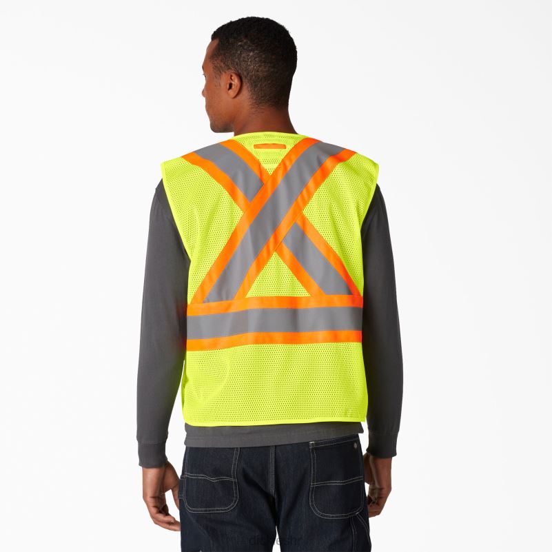 hi vis sigurnosni prsluk uniseks Dickies ansi žuta (ay) 6BPL61452 radna odjeća