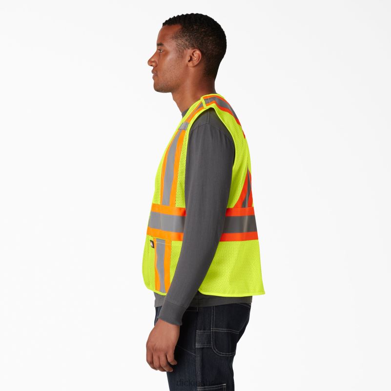 hi vis sigurnosni prsluk uniseks Dickies ansi žuta (ay) 6BPL61452 radna odjeća