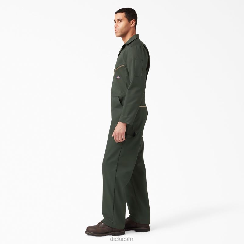 deluxe mješoviti kombinezon dugih rukava muškarci Dickies maslinasto zelena (og) 6BPL61237 radna odjeća