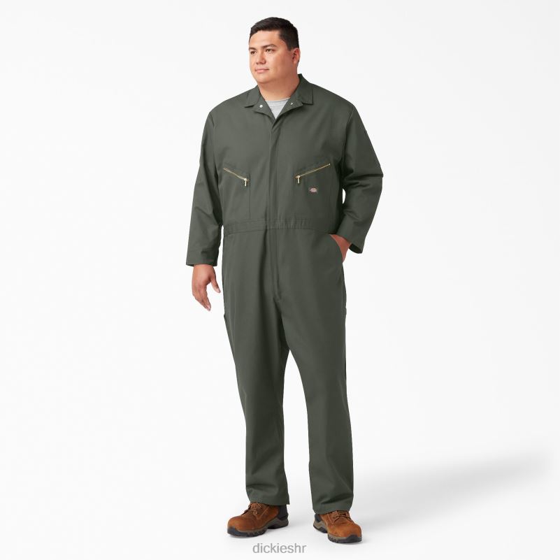 deluxe mješoviti kombinezon dugih rukava muškarci Dickies maslinasto zelena (og) 6BPL61237 radna odjeća