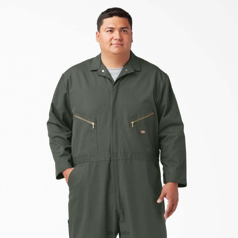 deluxe mješoviti kombinezon dugih rukava muškarci Dickies maslinasto zelena (og) 6BPL61237 radna odjeća