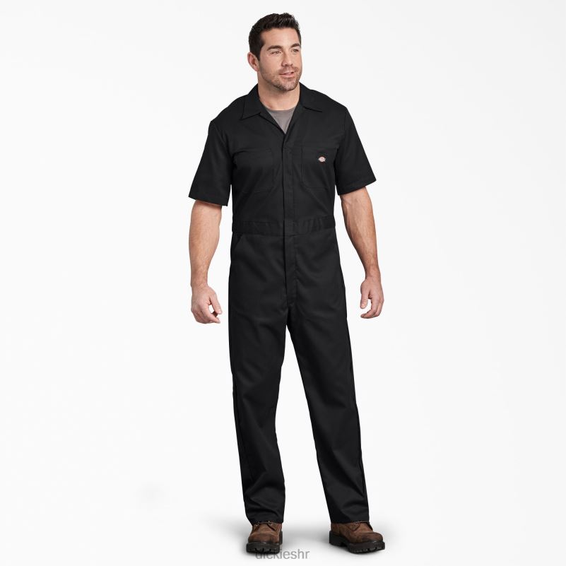 flex kombinezon kratkih rukava muškarci Dickies crna (bk) 6BPL61238 radna odjeća