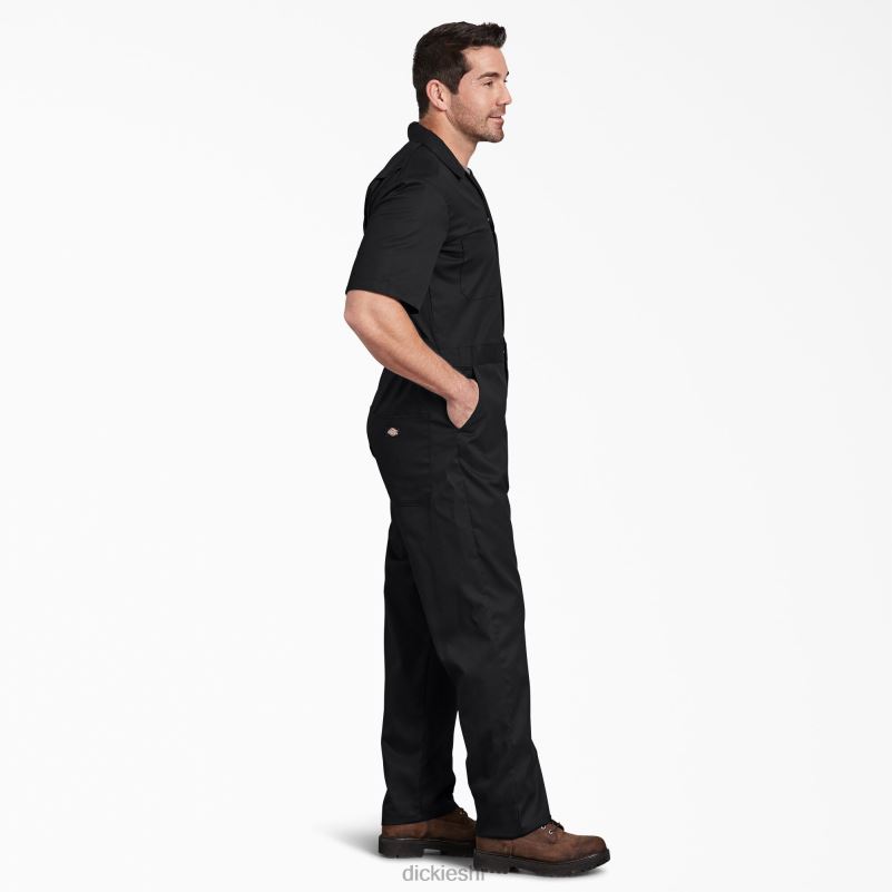 flex kombinezon kratkih rukava muškarci Dickies crna (bk) 6BPL61238 radna odjeća