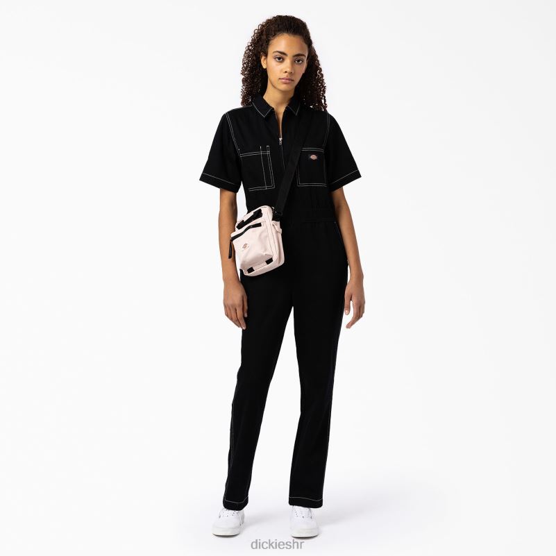 florala kombinezon žene Dickies crna (bkx) 6BPL61933 radna odjeća