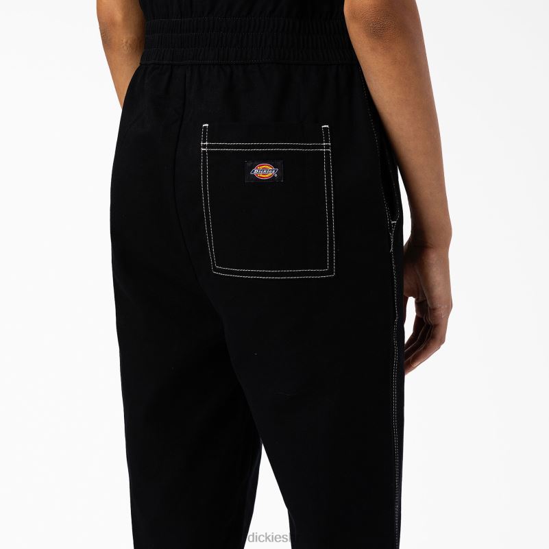 florala kombinezon žene Dickies crna (bkx) 6BPL61933 radna odjeća