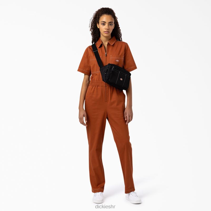 florala kombinezon žene Dickies medenjak smeđi (tj.) 6BPL61934 radna odjeća