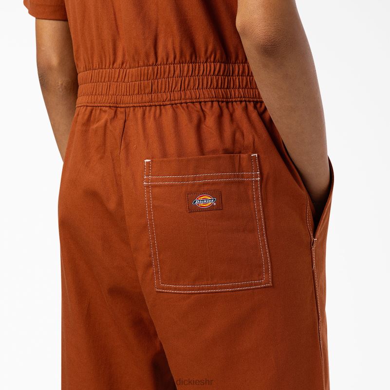 florala kombinezon žene Dickies medenjak smeđi (tj.) 6BPL61934 radna odjeća