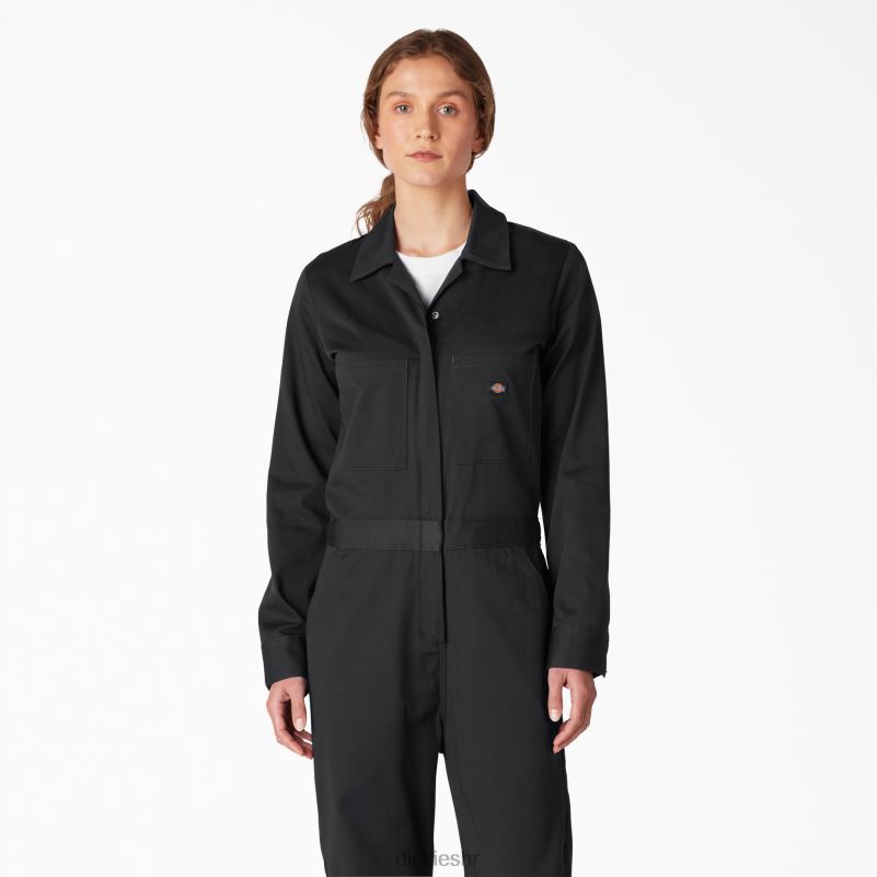 kombinezon dugih rukava žene Dickies crna (bk) 6BPL61930 radna odjeća