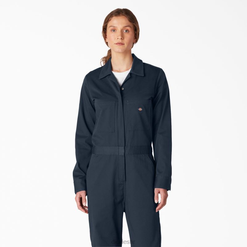 kombinezon dugih rukava žene Dickies tamnoplava (dn) 6BPL61931 radna odjeća