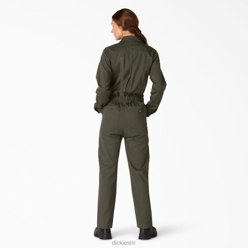 kombinezon dugih rukava žene Dickies zelena mahovina (ms) 6BPL61932 radna odjeća