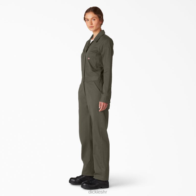 kombinezon dugih rukava žene Dickies zelena mahovina (ms) 6BPL61932 radna odjeća