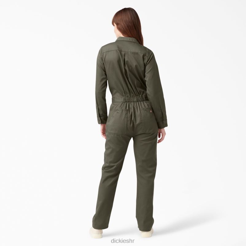 kombinezon dugih rukava žene Dickies zelena mahovina (ms) 6BPL61932 radna odjeća