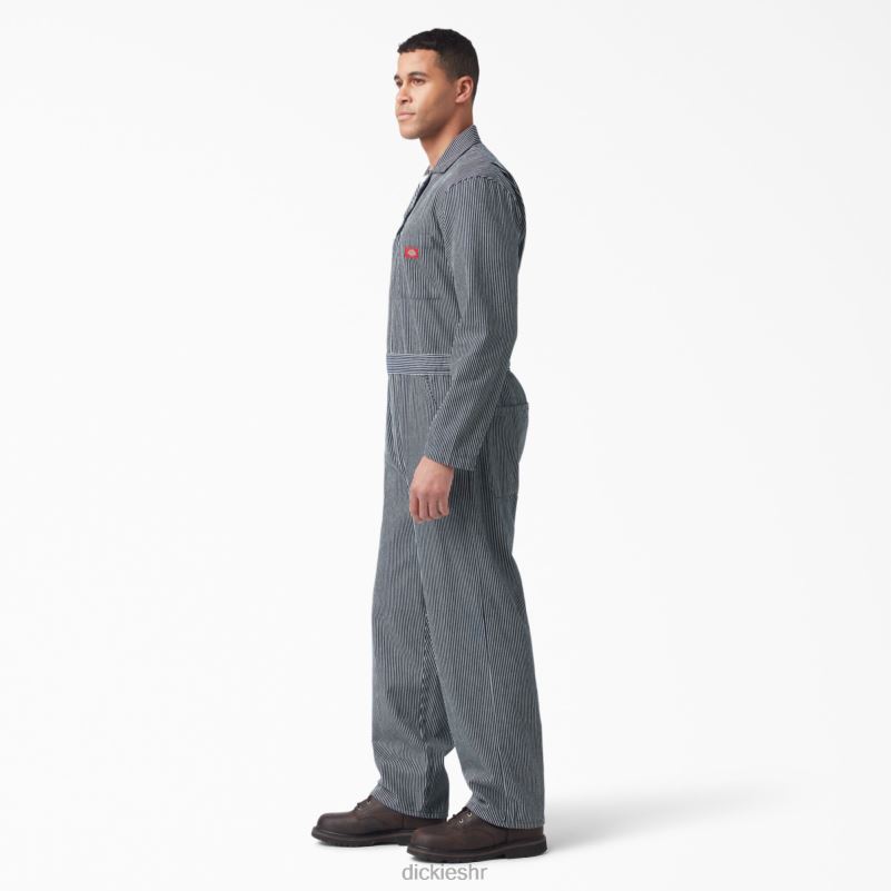 kombinezon s hickory prugama muškarci Dickies isprana pruga hikorija (desno) 6BPL61392 radna odjeća