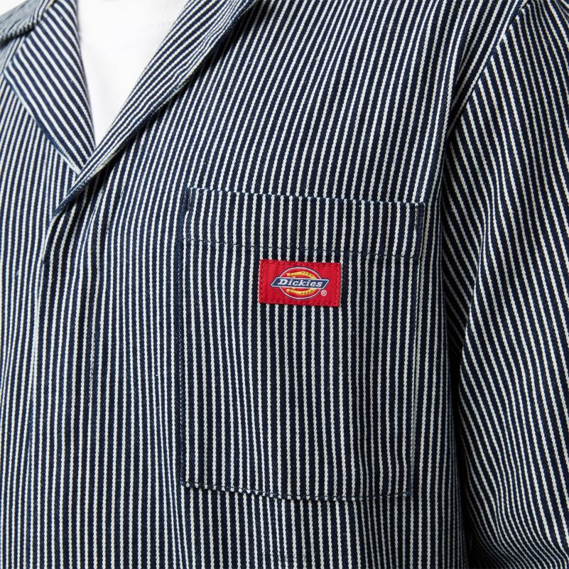 kombinezon s hickory prugama muškarci Dickies isprana pruga hikorija (desno) 6BPL61392 radna odjeća