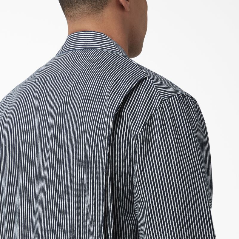 kombinezon s hickory prugama muškarci Dickies isprana pruga hikorija (desno) 6BPL61392 radna odjeća