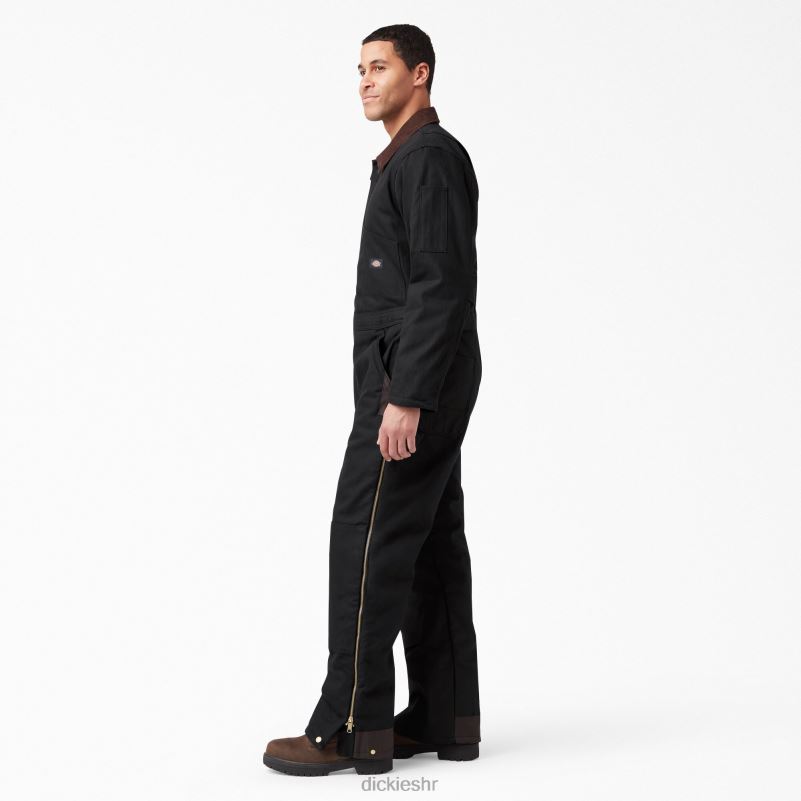 patka izolirani kombinezon muškarci Dickies crna (bk) 6BPL61349 radna odjeća