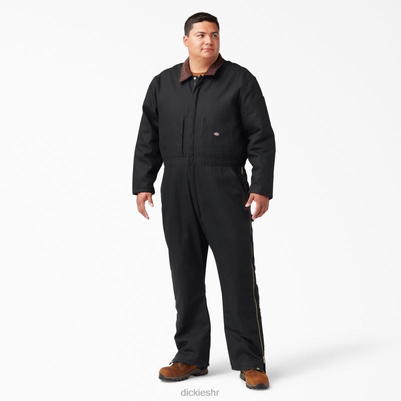 patka izolirani kombinezon muškarci Dickies crna (bk) 6BPL61349 radna odjeća
