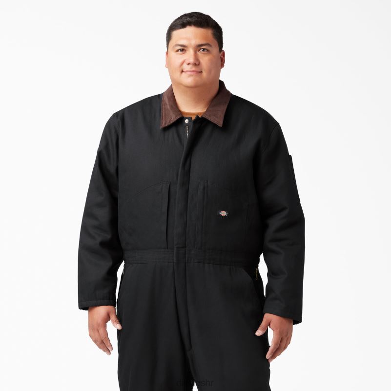 patka izolirani kombinezon muškarci Dickies crna (bk) 6BPL61349 radna odjeća