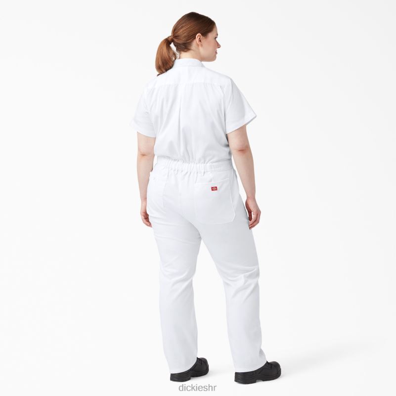 plus flex cooling kombinezon kratkih rukava žene Dickies bijelo (wh) 6BPL61554 radna odjeća