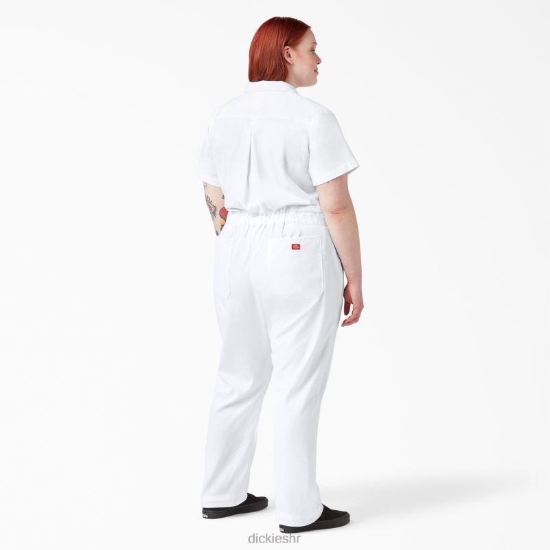 plus flex cooling kombinezon kratkih rukava žene Dickies bijelo (wh) 6BPL61554 radna odjeća