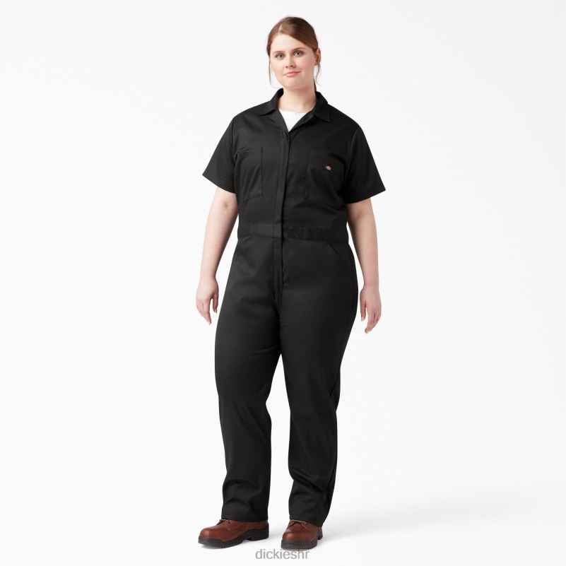 plus flex cooling kombinezon kratkih rukava žene Dickies crna (bk) 6BPL61550 radna odjeća