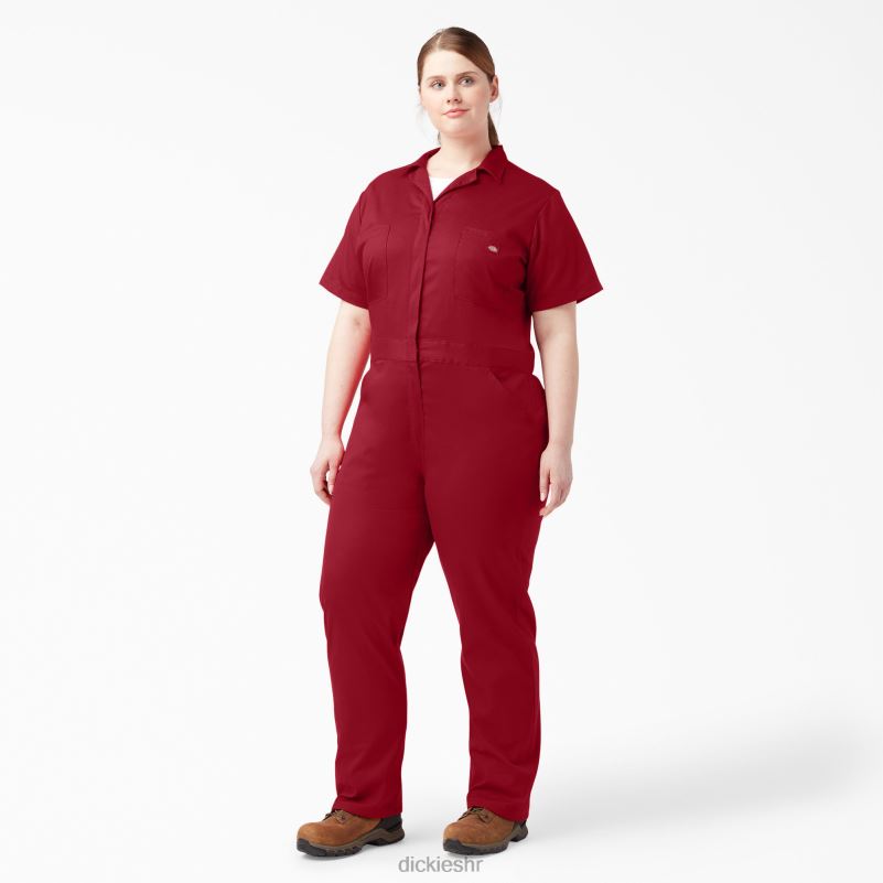 plus flex cooling kombinezon kratkih rukava žene Dickies engleski crveni (er) 6BPL61552 radna odjeća