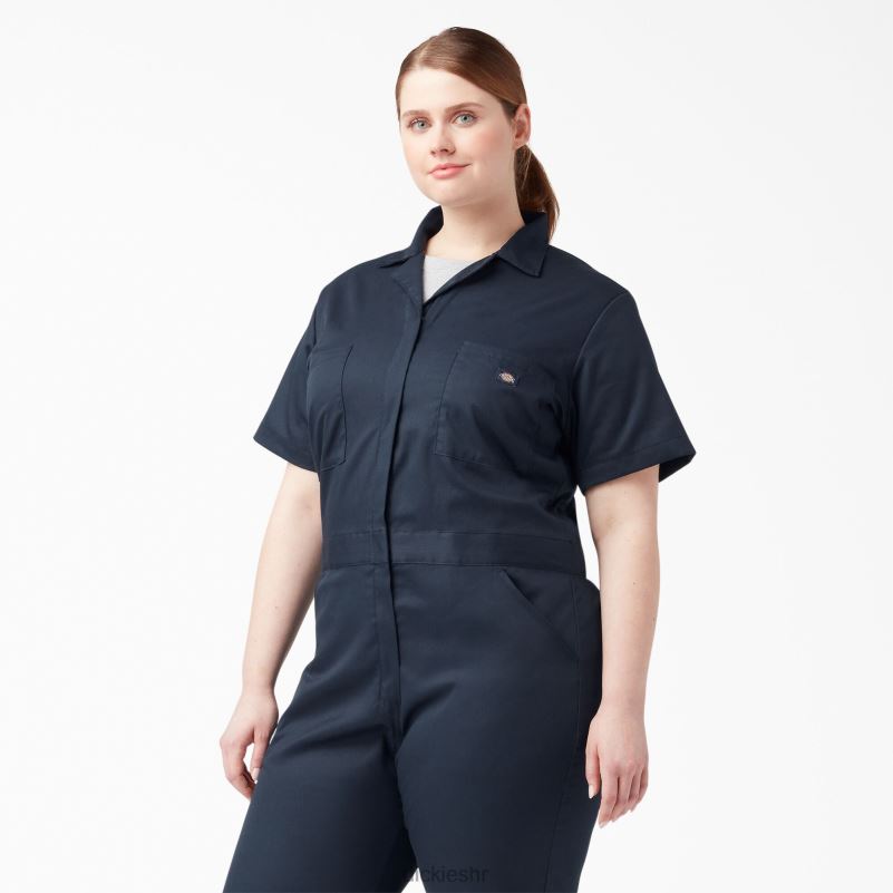 plus flex cooling kombinezon kratkih rukava žene Dickies tamnoplava (dn) 6BPL61551 radna odjeća