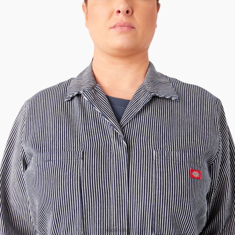 plus kombinezon s hickory prugama dugih rukava žene Dickies redovito 6BPL61951 radna odjeća