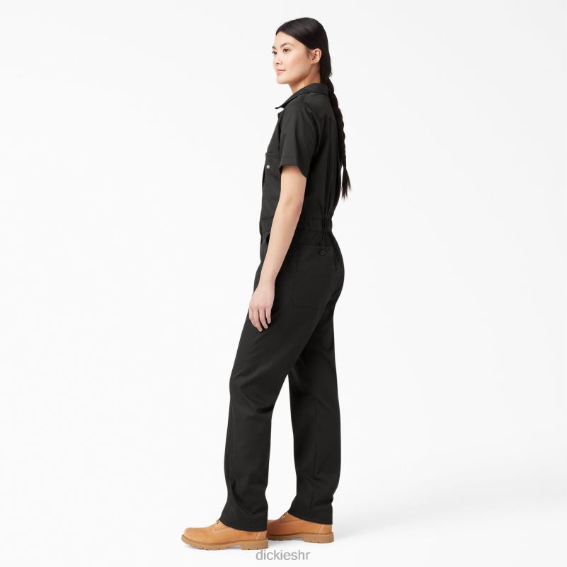 rashladni kombinezon kratkih rukava žene Dickies crna (bk) 6BPL61544 radna odjeća