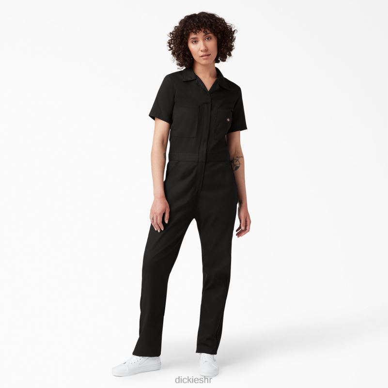 rashladni kombinezon kratkih rukava žene Dickies crna (bk) 6BPL61544 radna odjeća