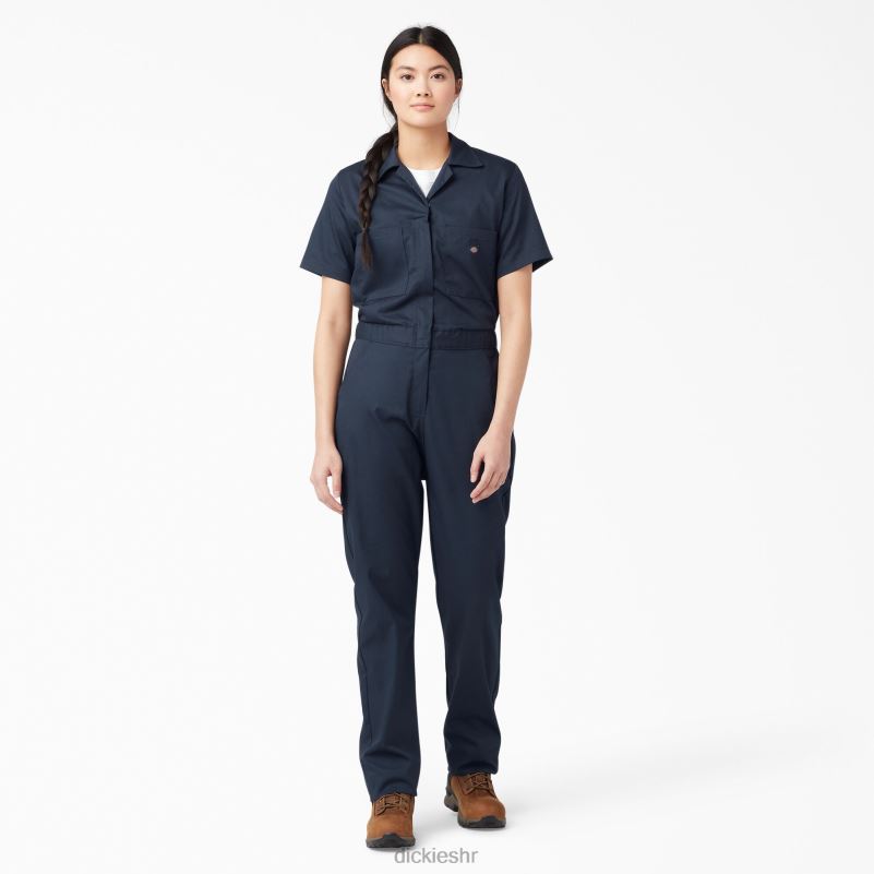 rashladni kombinezon kratkih rukava žene Dickies tamnoplava (dn) 6BPL61545 radna odjeća