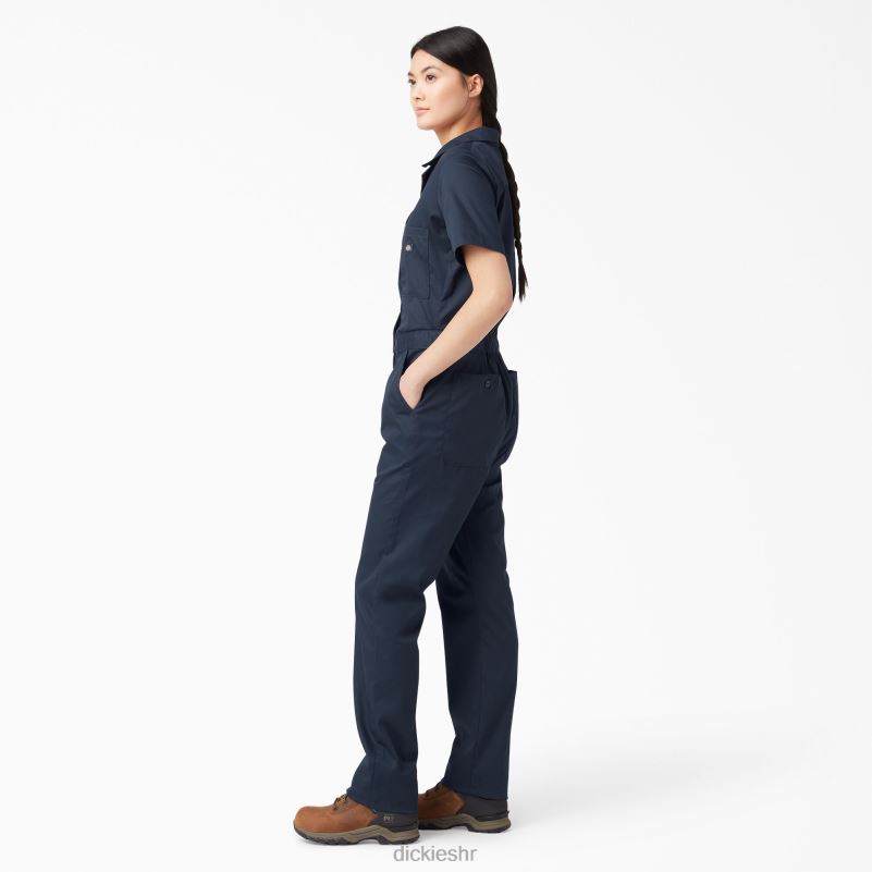 rashladni kombinezon kratkih rukava žene Dickies tamnoplava (dn) 6BPL61545 radna odjeća