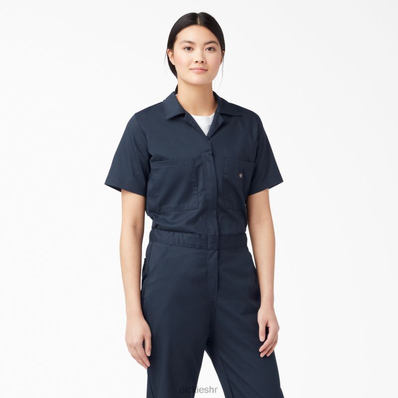 rashladni kombinezon kratkih rukava žene Dickies tamnoplava (dn) 6BPL61545 radna odjeća