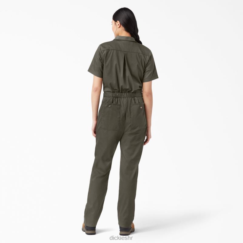 rashladni kombinezon kratkih rukava žene Dickies zelena mahovina (ms) 6BPL61547 radna odjeća