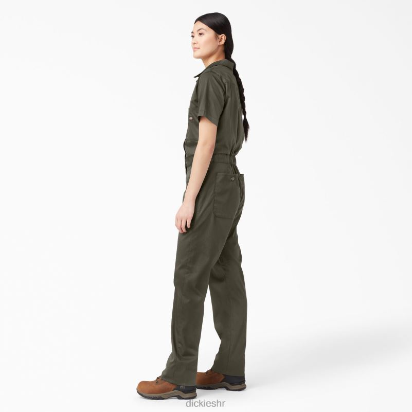 rashladni kombinezon kratkih rukava žene Dickies zelena mahovina (ms) 6BPL61547 radna odjeća