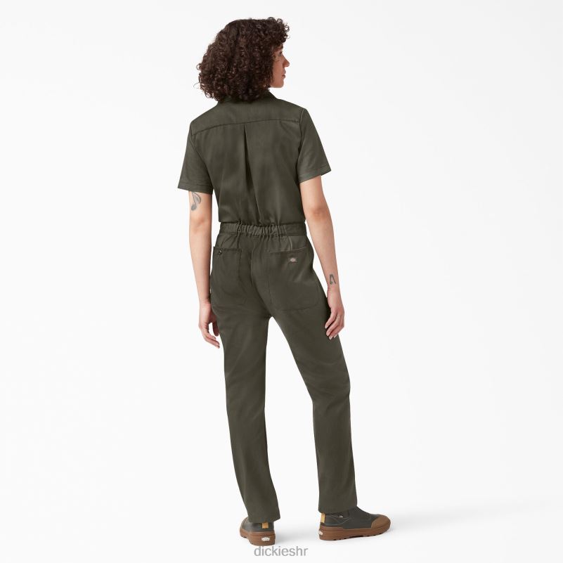 rashladni kombinezon kratkih rukava žene Dickies zelena mahovina (ms) 6BPL61547 radna odjeća