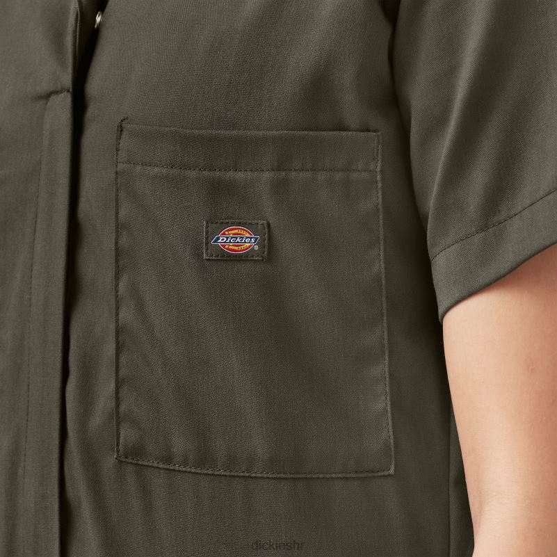 rashladni kombinezon kratkih rukava žene Dickies zelena mahovina (ms) 6BPL61547 radna odjeća