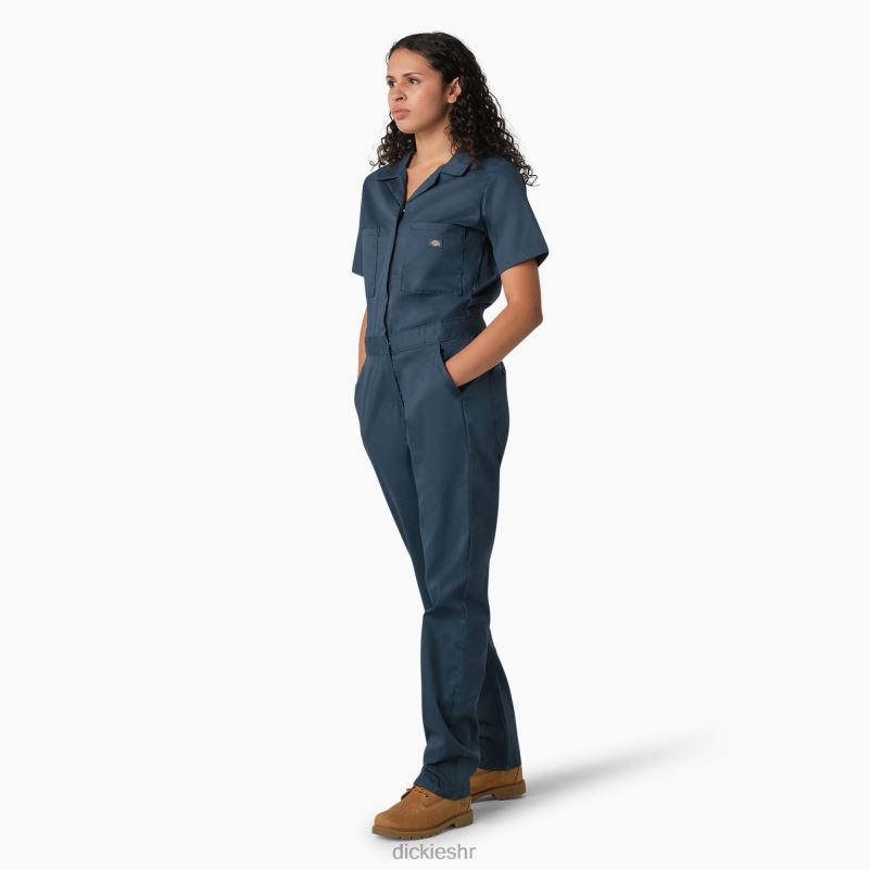 rashladni kombinezon kratkih rukava žene Dickies zračno plava (af) 6BPL61543 radna odjeća