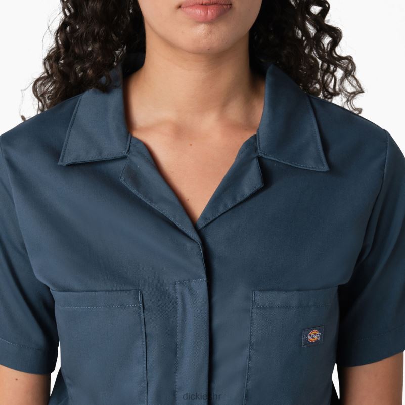 rashladni kombinezon kratkih rukava žene Dickies zračno plava (af) 6BPL61543 radna odjeća