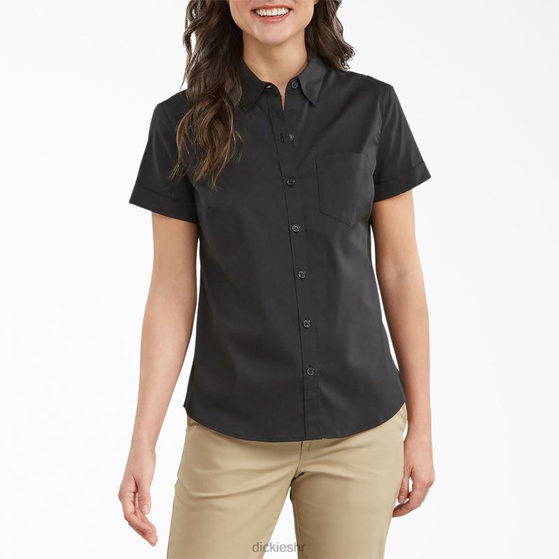 košulja na kopčanje žene Dickies crna (bk) 6BPL62002 radna odjeća