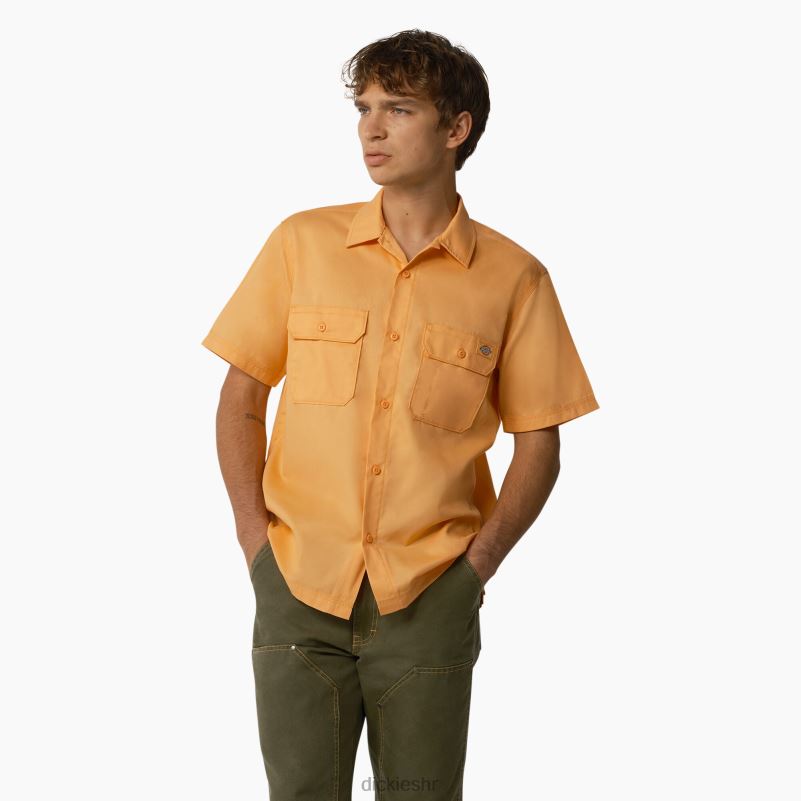 madras radna košulja kratkih rukava muškarci Dickies smoothie od papaje (mo2) 6BPL6762 radna odjeća