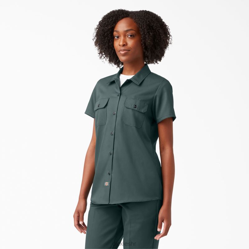 574 original radna košulja žene Dickies Lincoln Green (lso) 6BPL61534 radna odjeća