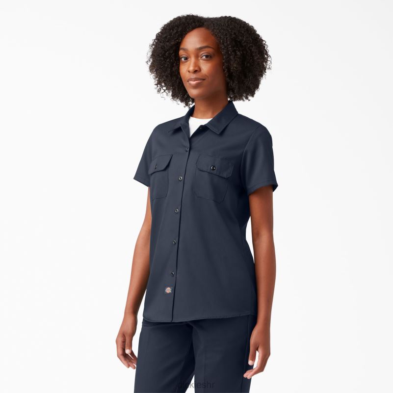 574 original radna košulja žene Dickies tamnoplava (asn) 6BPL61531 radna odjeća