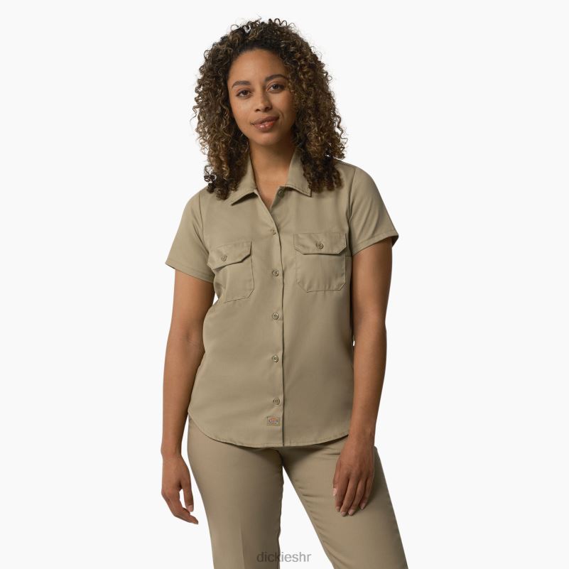 574 original radna košulja žene Dickies vojnički kaki (ksh) 6BPL61533 radna odjeća