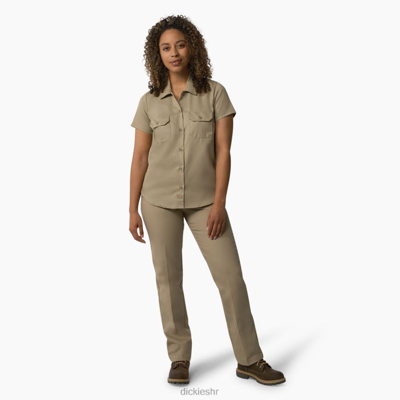 574 original radna košulja žene Dickies vojnički kaki (ksh) 6BPL61533 radna odjeća