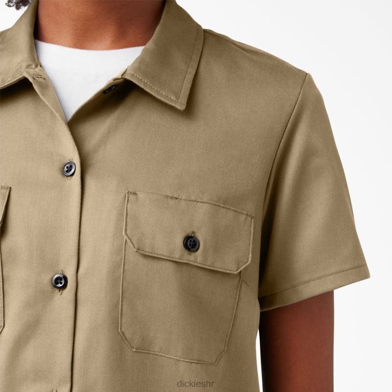 574 original radna košulja žene Dickies vojnički kaki (ksh) 6BPL61533 radna odjeća