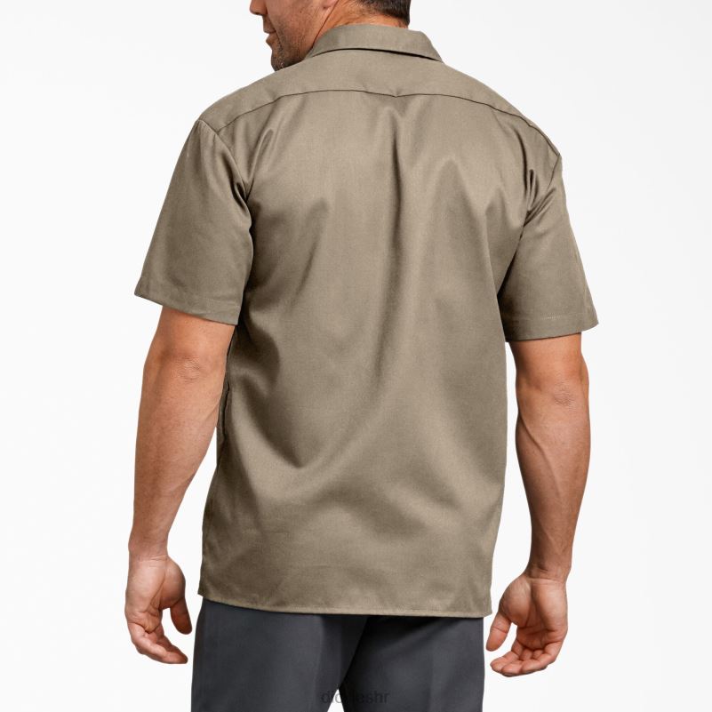 radna košulja kratkih rukava opuštenog kroja muškarci Dickies pustinjski pijesak (ds) 6BPL6599 radna odjeća