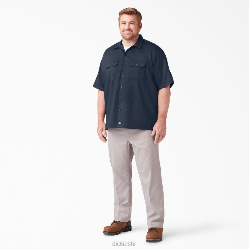 radna košulja kratkih rukava opuštenog kroja muškarci Dickies tamnoplava (dn) 6BPL6598 radna odjeća