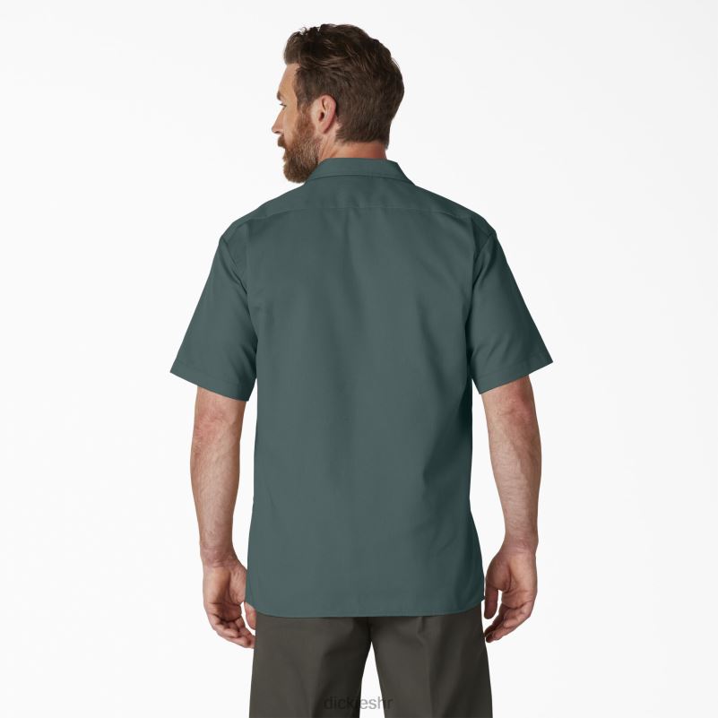 radna majica kratkih rukava muškarci Dickies Lincoln Green (ln) 6BPL6496 radna odjeća